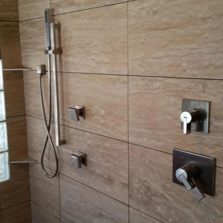 Shower fixture installation for Water Heater Replacement in Broadview Park